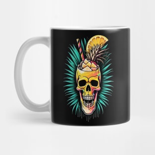 Pineapple Skull Juice Mug